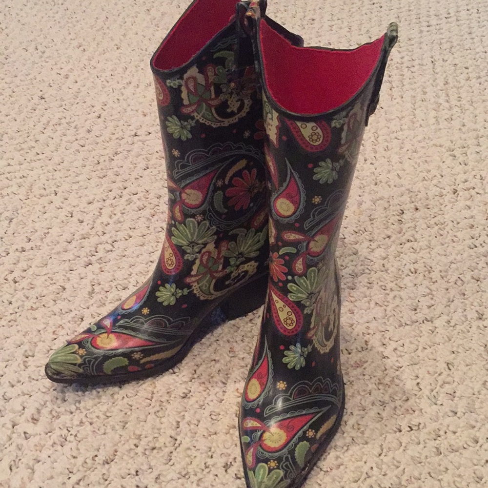 Corey’s rain boots